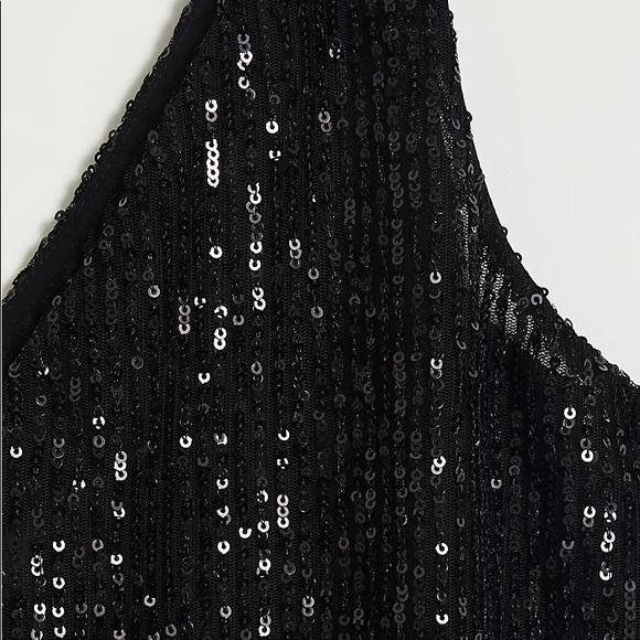 Black Sequin Shell - Picture 2 of 2